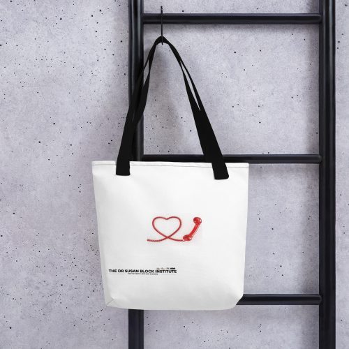 heart phone Tote bag