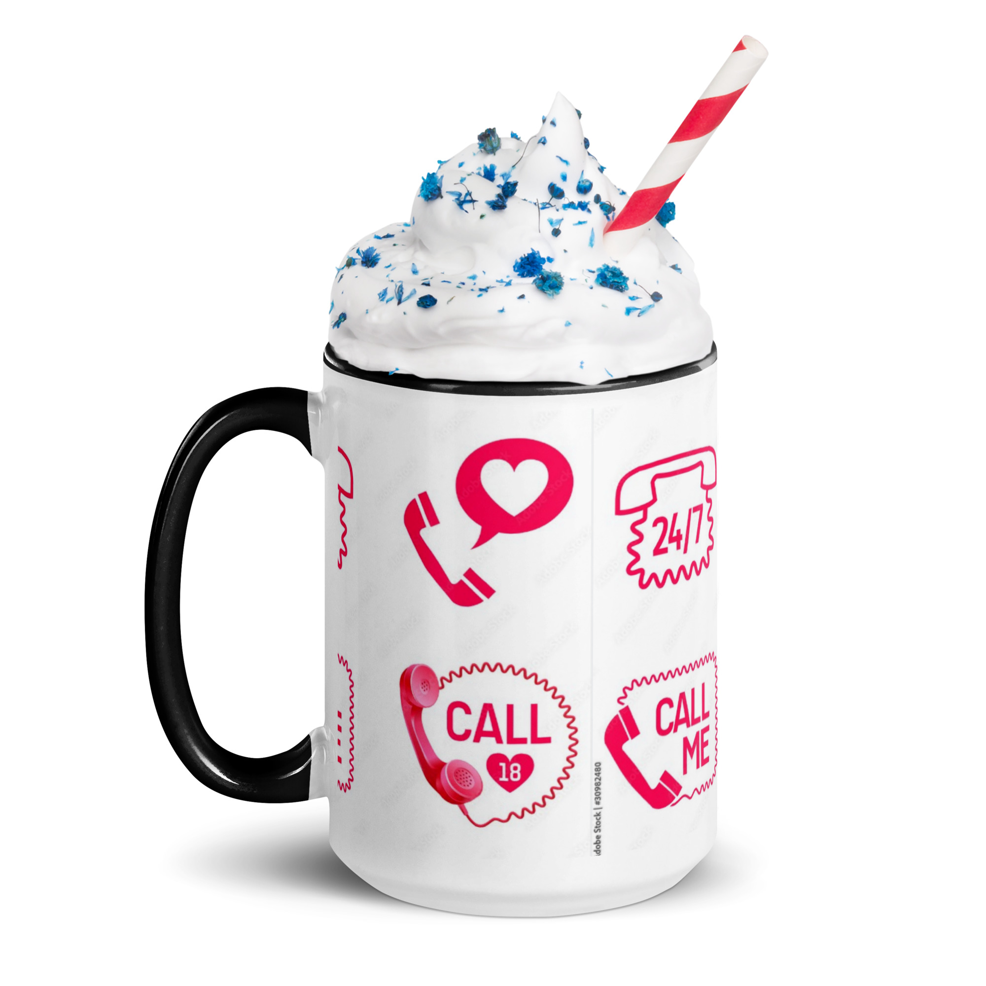 Call Me Mug with Color